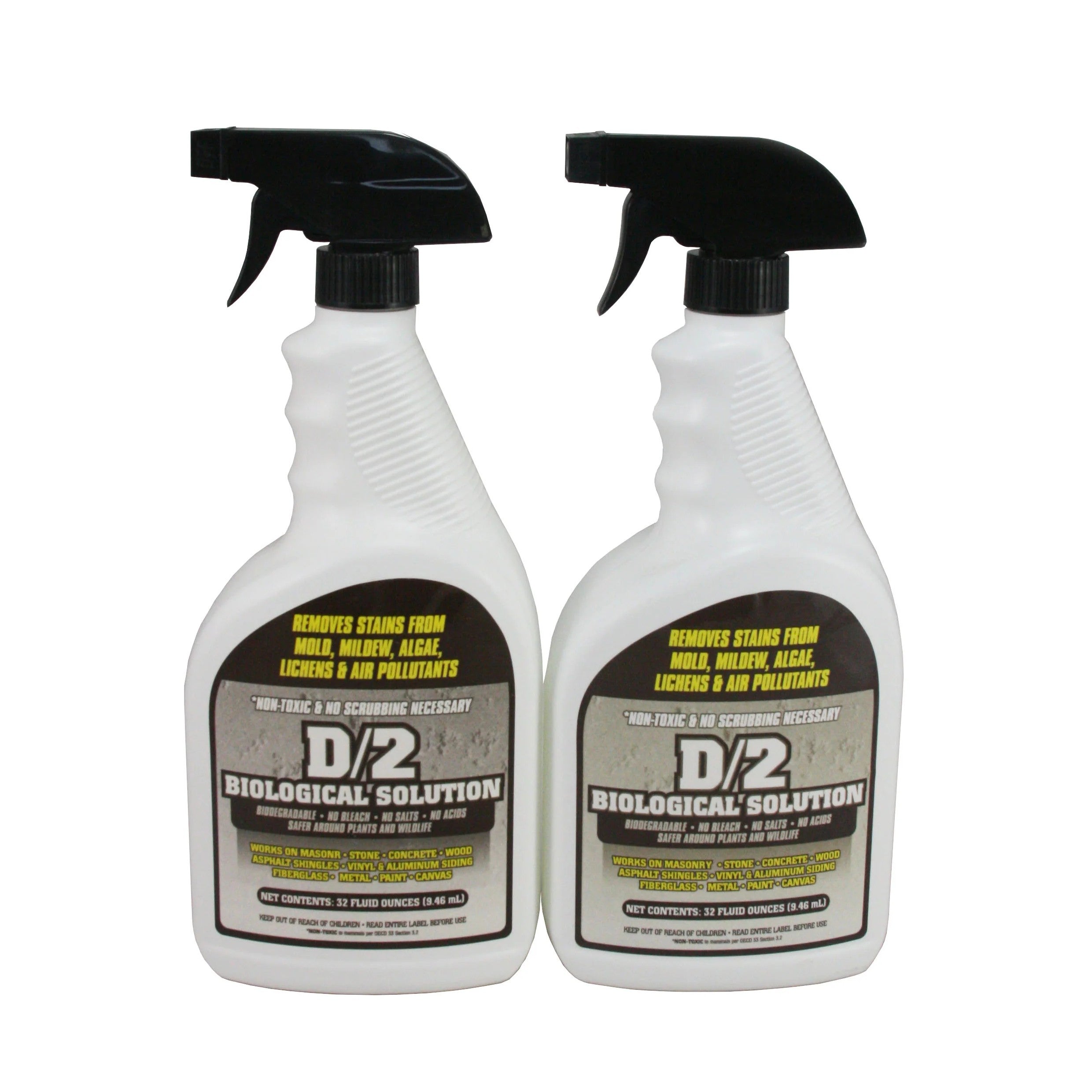team.003b　diagos_del 2 D/2 Biological Solution - 1 Quart (32oz) Spray Bottle (Twin Pack