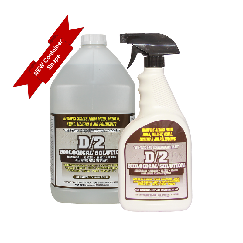 D/2 Biological Solution - 1 Gallon and 1 Quart Combo